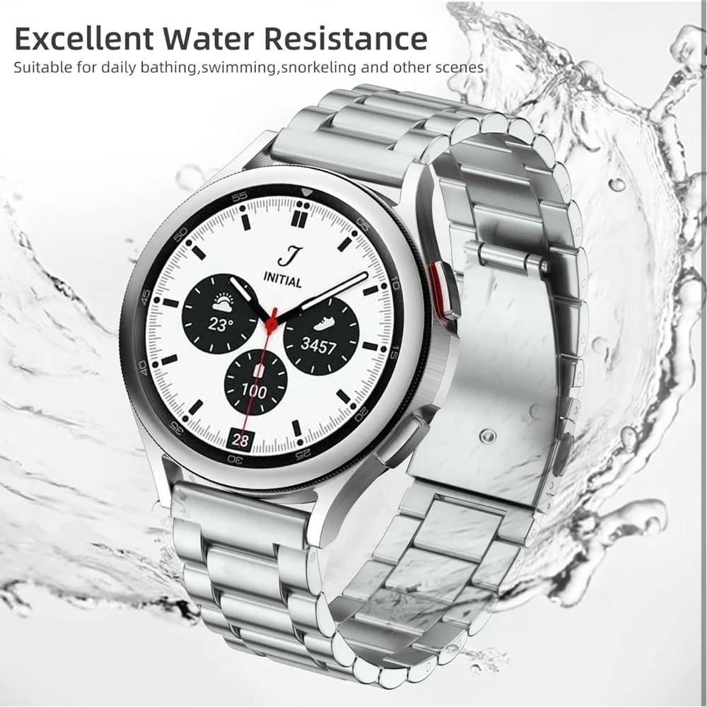 Lerobo Stainless Steel Band Compatible with Samsung Galaxy